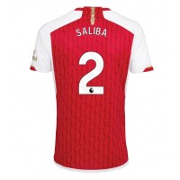 Arsenal William Saliba #2 Hjemmedrakt 2023-24 Kortermet